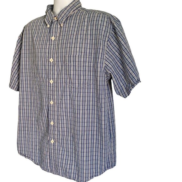 Union Bay Short Sleeve Cotton Button Down Shirt Men's Large - Picture 4 of 8